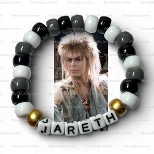 David Bowie - Jareth The Labyrinth 40th Anniversary beaded bracelet